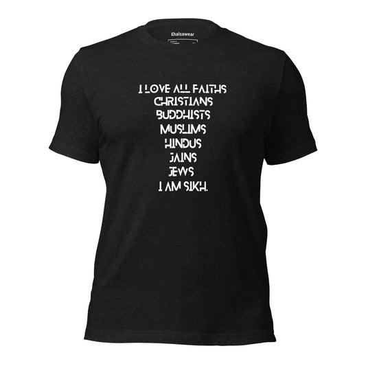 I am Sikh: Unisex t-shirt