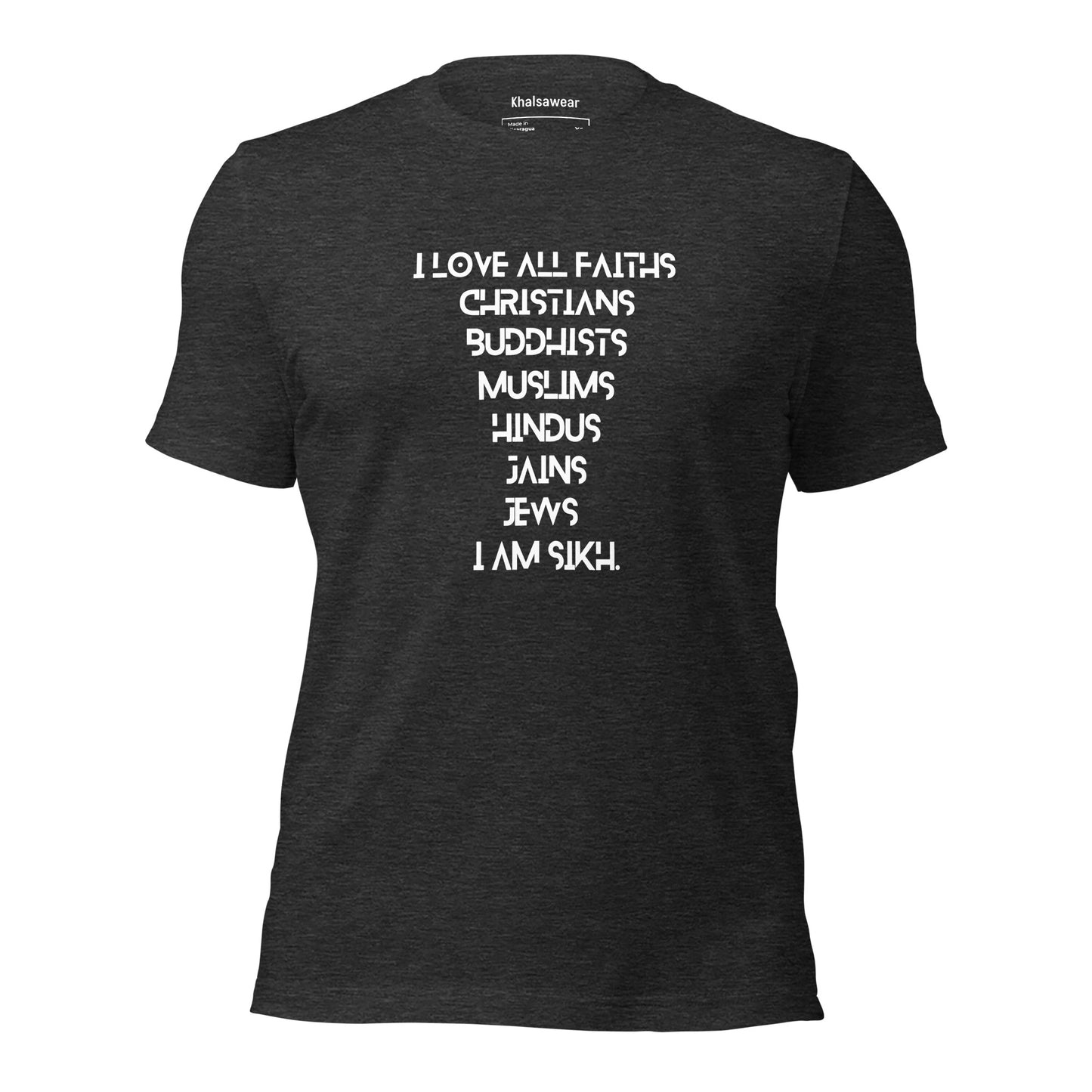 I am Sikh: Unisex t-shirt
