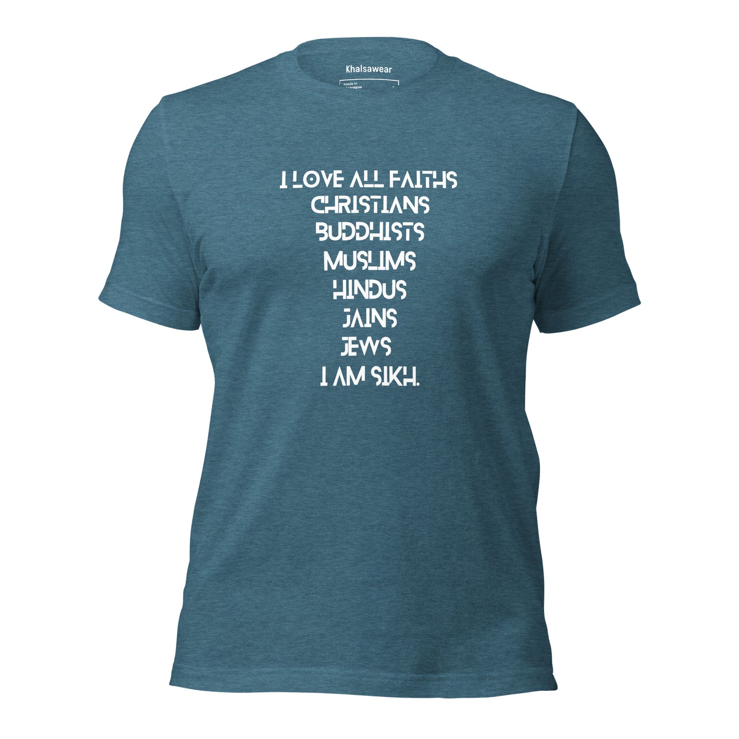 I am Sikh: Unisex t-shirt