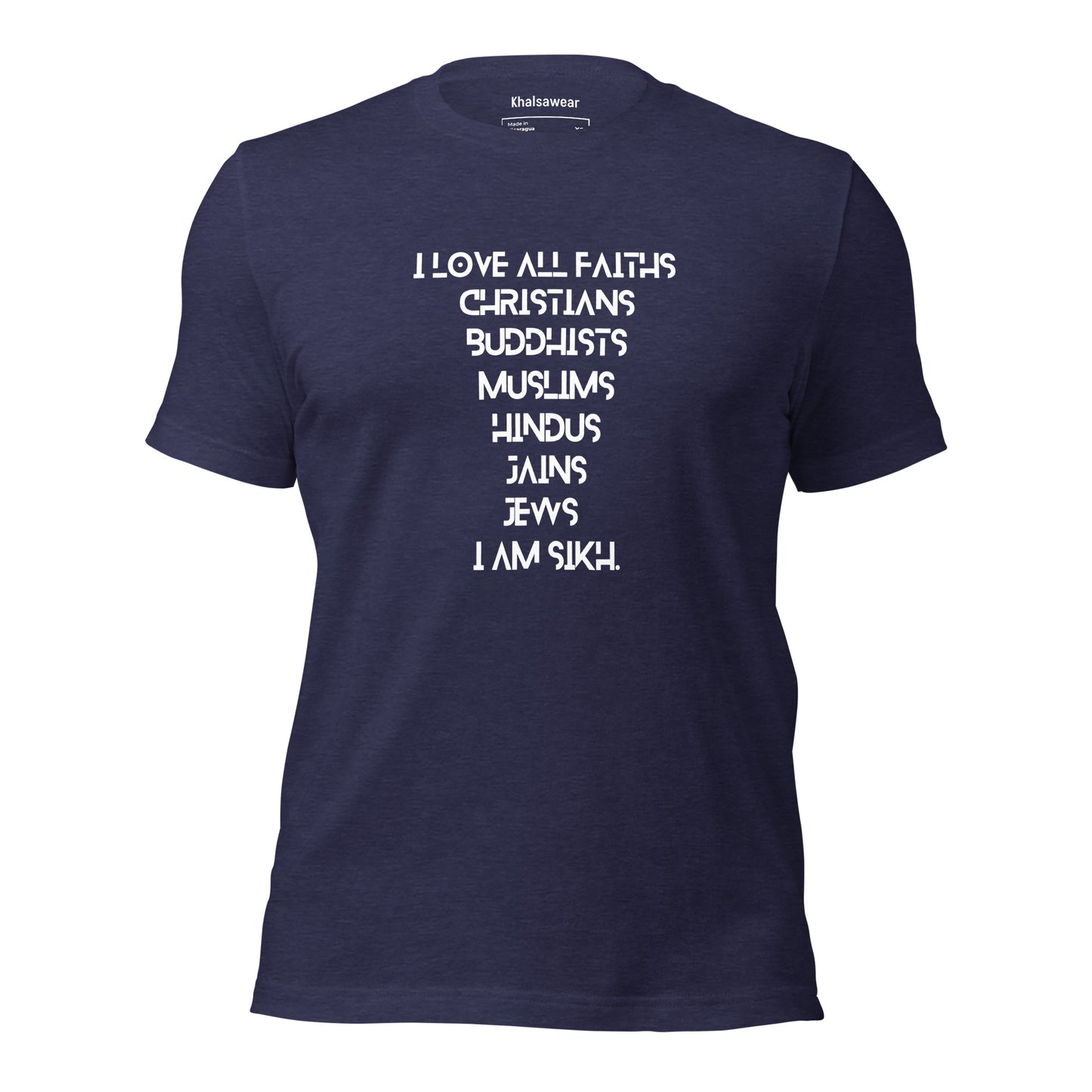 I am Sikh: Unisex t-shirt