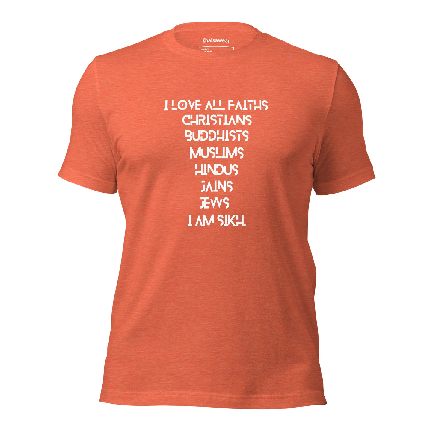 I am Sikh: Unisex t-shirt