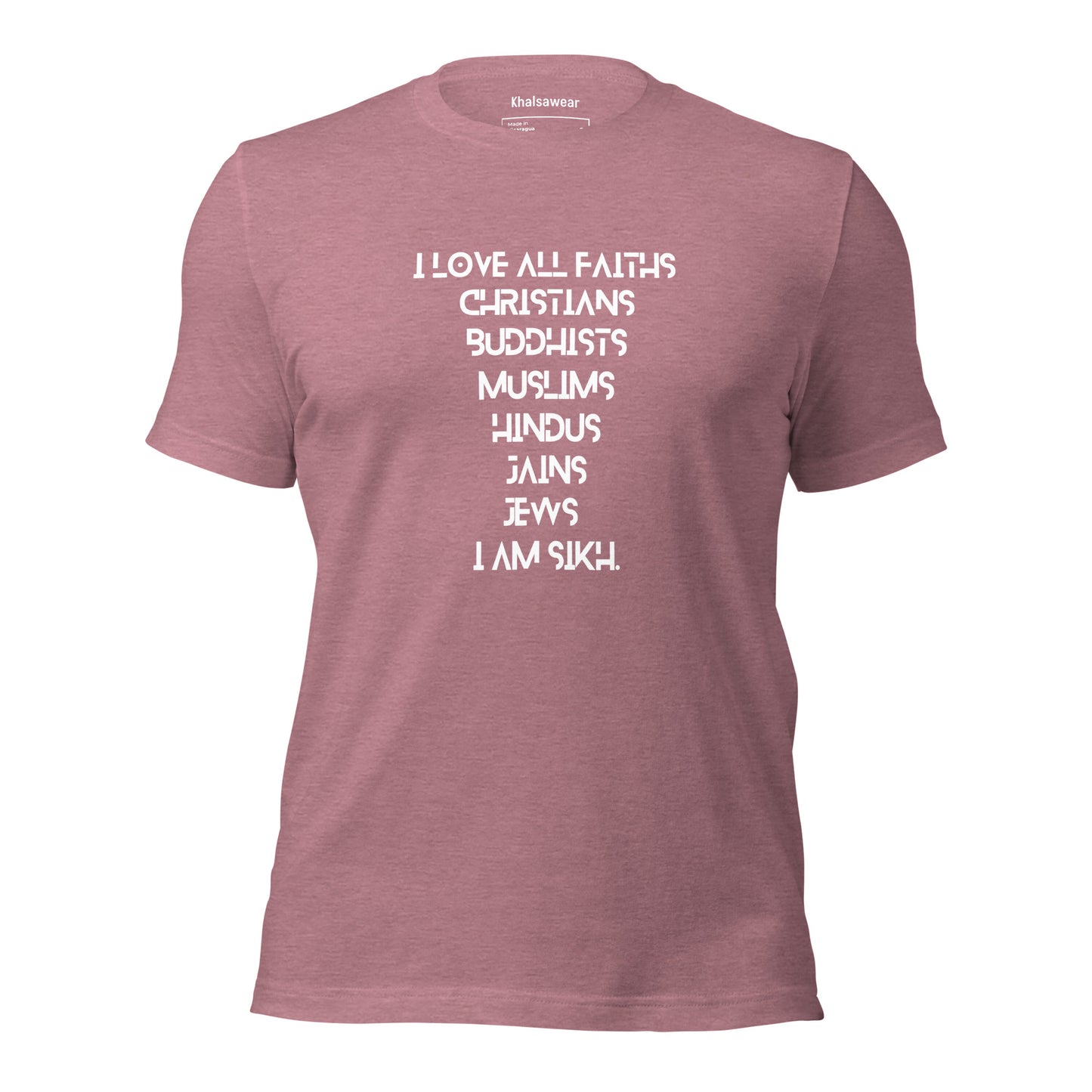 I am Sikh: Unisex t-shirt