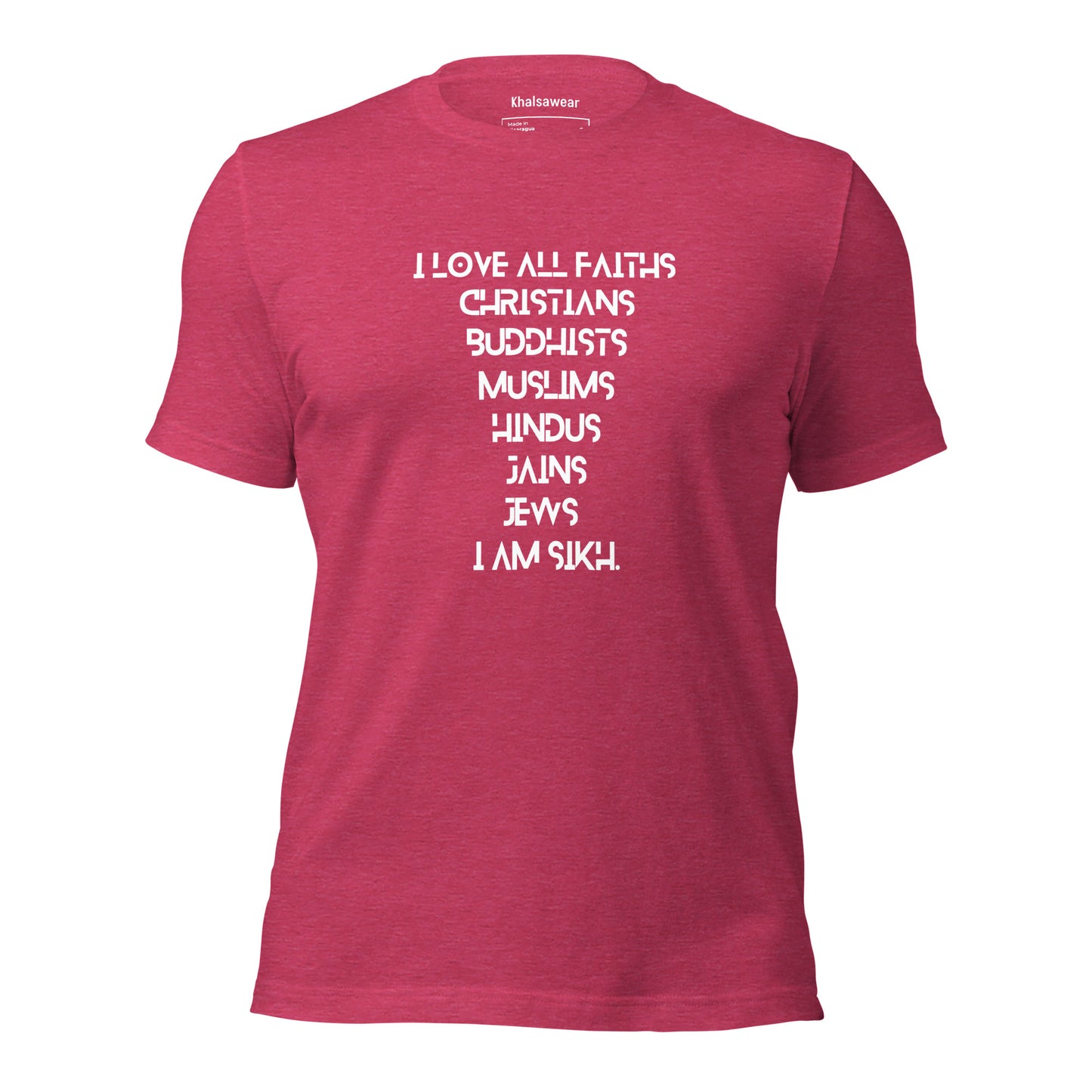 I am Sikh: Unisex t-shirt