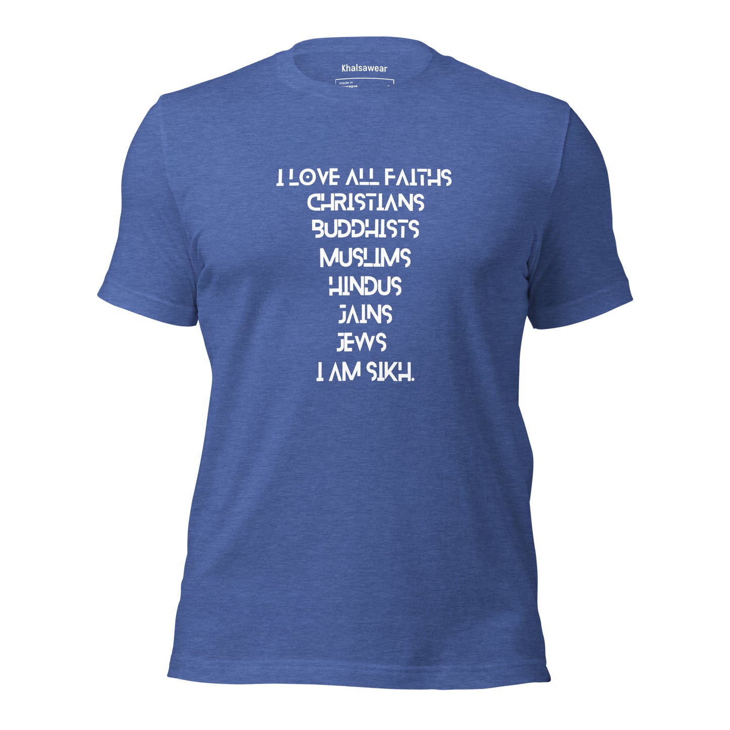 I am Sikh: Unisex t-shirt